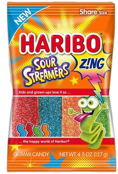 a bag of harbo sour streamers