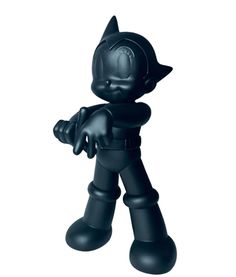 Astro Boy LA Black 6 Art Toy by OG Slick Shelf Trinkets, Street Sculpture, Frank Kozik, Hands Design, Mr Brainwash, Vinyl Art Toys, American Graffiti, Astro Boy, Stamp Printing