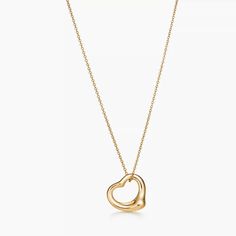 Questions? Leave A Comment Below! Tiffany Elsa Peretti, Jewelry Tiffany, Yellow Gold Color, Elsa Peretti, Tiffany Co Jewelry, Open Heart, Heart Pendant Necklace, Tiffany & Co., Heart Pendant