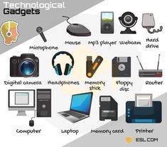 there are many different types of electronic gadgets