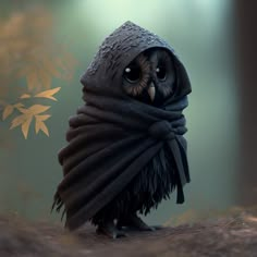 Ultra realistic 3D rendered Stealthy Ninja Owl Digital Art Small Owlin Dnd, Owl Arakokra Dnd, Dnd Owlin Cleric, Owlin Rogue Dnd, Owlin Dnd Art, Owl Character Art, Owl Dnd Character, Owlin Character Art, Owlin Wizard