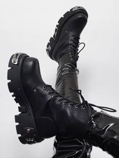 Grunge Shoes, Goth Shoes, Gothic Boots, Gothic Shoes, Dr Shoes, New Rock, Aesthetic Shoes, Gothic Punk, Swag Shoes