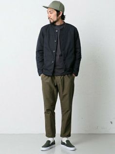 hanadaさんのコーディネート Japanese Street Fashion Men, Japanese Mens Fashion, Japan Outfit, Mens Fashion Inspiration, Mens Fashion Fall, Japanese Street Fashion