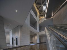 Ningxia Art Museum | CCTN Design - Arch2O.com Art Museum Architecture, Function Hall, Glass Curtain Wall, Glass Curtain, Stone Columns, Public Sculpture, Civic Center, Art Storage