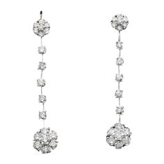 Exquisite 2.10 Carats Natural VS1-VS2 Diamond 14K Solid White Gold Earrings Amazing looking piece! Total Natural Round Cut Diamonds Weight: 2.10 Carats (both earrings) VS1-VS2 / F-G Diameter of the Earring is: 8.1mm Length of the earrings is: 43.5mm Total Earrings Weight is: 4.7 grams Disclaimer: all weights, measurements and colors are approximate and may vary slightly from the listed dimensions or as seen in the image. All pictures are magnified to show the smallest of details. Please, refer t Vs2 Diamond, White Gold Earrings, All That Glitters, Round Cut Diamond, Round Cut, Gold Earrings, Diamond Earrings, Diamond Necklace, Jewelry Earrings