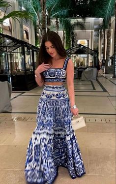 Maldives Style Fashion, Classy Vacation Outfits Tropical, Farm Look Outfit, Modest Latina Outfits, French Rivera Outfits, Shein Beach Outfits, Farm Aesthetic Outfit, Shein Dress Classy, Vestidos Estilo Farm