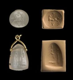 three different types of soap molds on a black background, one with an animal and the other with a dog