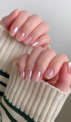 Subtle Nails, Simple Gel Nails, Minimal Nails, Cute Gel Nails, Soft Nails, Winter Nail, Bridal Nails, Classy Nails, روتين العناية بالبشرة