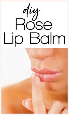 A homemade, natural lip balm recipe that is super easy to make. This is a four ingredient lip balm recipe, one being rose essential oil! Natural Lip Balm Recipe, Scrub Homemade, Lip Scrub Recipe, Diy Soaps, Rose Lip Balm, Beauty Hacks Lips