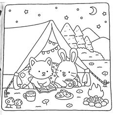 aesthetic coloring pages Comfy Colouring Pages, Coloring Pages Fuzzy Hygge, Cozy Coloring Book Pages, Cozy Friends Christmas Coloring Book, Cozy And Cute Coloring Book, Patterns For Coloring, Fuzzy Friends Coloring Pages, Animal Crossing Colouring Pages, Cute And Cozy Coloring Pages