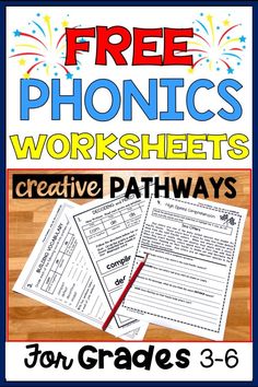 free phonics worksheets for creative pathways