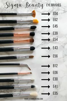 My Favorite Sigma Beauty Brushes Sigma Eye Brushes, Best Makeup Brushes, Make Makeup, Eye Brushes