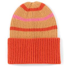 Spruce up your cold weather accessories in Shiraleah's Rory hat. This hat features a cozy knit texture, in a orange, pink and tan stripe making it the perfect addition to any winter outfit. Made from acrylic, nylon and polyester the Rory hat will keep you cozy and chic during the cold winter months. Knit Texture, Women's Beanie, Orange And Pink, Cozy Knit, Plus Size Swimsuits, Cold Weather Accessories, Sweater Sale, Cozy Knits, Winter Months