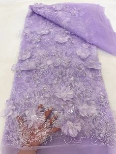 This high quality Fabric is measured in 5 Yards With Beading and Sequin. It is soft, very delicate and beautiful. This high Quality Fabric is made with Fashion embroidered rhinestones can be used in making party wedding dresses, skirts, shawls, scarves and other other fashion apparels as you would like. Size : Length : 5 yards (180 inch). Width: 50 inch (Please allow slight deviation for the measurement data ,±1 inch) Material: 100% Polyester, Tulle Lace Fabric, Eco-Friendly embroidery Gold And Purple Dress, Engagement Gowns, Green Champagne, Dupatta Style, Lace Gown Styles, Beaded Lace Fabric, Gold And Purple, Golden Green, Lace Fabrics