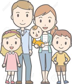 a family with two children and one adult