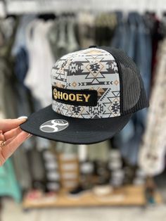 Hooey Logo6-PanelOSFA AdultMid-ProfileFlat BillBuilt to PerformWater & Sweat ResistantAuthentic Snapback Western Hairstyle, Western Hairstyles, Hooey Hats, Country Hats, Kimes Ranch, Cowgirl Accessories, Southern Outfits, Western Wear Outfits, Western Style Outfits