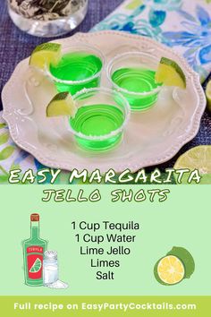 easy margarita jello shots recipe on easy party cocktails