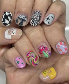 Funky Nail Art, Hard Nails, Anime Nails, Grunge Nails, Minimal Nails