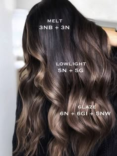 Warm Brunette, Redken Hair Color, Hair Color Options, Hair Toner, Hair Color Formulas, Brunette Hair With Highlights, Hair Color Chart, Brunette Balayage Hair, Hair Color Techniques