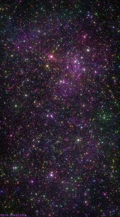 the stars in the sky are very bright and dark purple, with many small white dots on