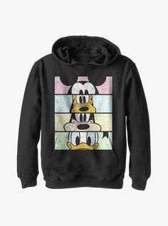 <ul><li>50% Cotton  50% Polyester<li><li>Wash cold; dry low<li><li>Imported<li><li>Listed in youth sizes<li><ul> Disney Character Print Sweatshirt For Winter, Disney Style Sweatshirt With Character Print For Winter, Disney Character Print Winter Sweatshirt, Black Long Sleeve Mickey Mouse Sweatshirt, Mickey Mouse Sweatshirt For Winter Streetwear, Black Mickey Mouse Sweatshirt For Streetwear, Disney Character Print Black Sweatshirt, Disney Hooded Sweatshirt With Cartoon Print, Casual Mickey Mouse Sweatshirt For Winter