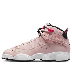 Kids Air Jordan 6 Rings GS Atmosphere Big Kids Basketball Shoes Jordans 6 Rings, Jordans 6, Air Jordan 6 Rings, Rings Pink, Jordan 6 Rings, Cheap Jordan, Nike Air Jordan 6, Jordan Shoes Girls, Cheap Jordans