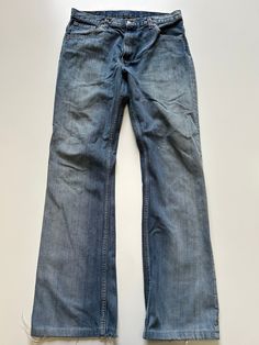 Mens Levi Levis Strauss 507 Jean  1990s vintage  Slim Bootcut Fit Zip Fly  Straight Leg Mid Stonewash Blue Waist 32 inch Leg Length 31 inch 'Measurements are exact measurement of garmet' 'Due to the vintage nature of the jean slight marks/stains may be present. Please check photos for more details' Item in excellent condition Men’s Bootcut Jeans, Bootcut Jeans Men, Lewis Jeans, Stonewash Jeans, Levis Strauss, Levis Bootcut, Men Jeans Pants, Mens Bootcut Jeans, Y2k Men