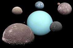 an artist's rendering of the solar system with eight planets