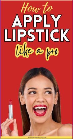 Lipstick Techniques, Beauty Hacks Lips, Bold Makeup Looks, Wear Red Lipstick