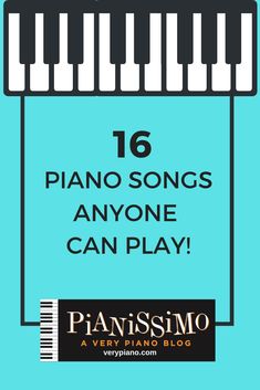 the cover for 16 piano songs anyone can play