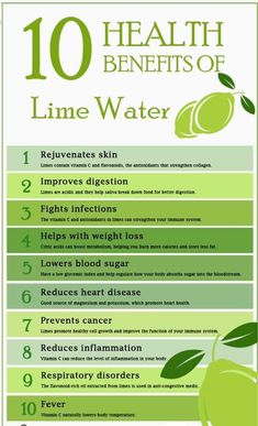 the health benefits of lime water are shown in this info sheet, which includes information on how to use it