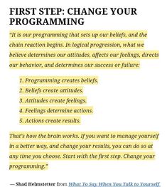 What To Say When You Talk To Yourself, Talk To Yourself, Mental Health Facts, Writing Therapy, Spiritual Truth, Chain Reaction, Self Concept, Get My Life Together, Journal Writing Prompts