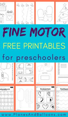 free printables for preschoolers to practice fine motor skills