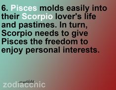 the text reads 6 pieces molds easily into their scorpi lover's life and pastimes in turn, scorpion needs to give pisses the freedom to enjoy personal interests