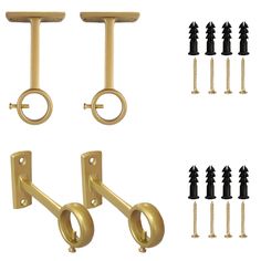 PRICES MAY VARY. 😀【4PCS Set】Curtain rod bracket comes with 8 screws and 8 anchors to provide the necessary accessories for installation. 😀【Accurate Measuring】The curtain rod holder can hold the curtain rod with a diameter of 5/8 to 1 inch, extending 4-5/8 inches from the wall. 😀【High bearing capacity】The curtain brackets are thick but lightweight, and made of high-quality aluminum alloy to support heavyweight curtains. 😀【Flexible approach】The wall & ceiling curtain rod brackets are not limit Ceiling Mount Shower Curtain Rod, Ceiling Mount Curtain Rods, Ceiling Curtain Rod, Penthouse Living, Curtain Brackets, Curtain Rod Holders, Ceiling Curtains, Curtain Rod Brackets, Curtains Holdbacks