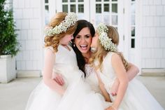 Baby Breath Flower Crown, Flower Girl Headpiece, White Tulle Dress, Bride Flower, Bride Flowers, Breathtaking Wedding, White Tulle, Flower Crowns, Country Club Wedding