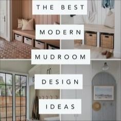 the best modern mudroom design ideas for every room in your house, from closets to living rooms