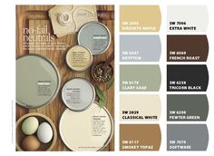 the color scheme for neutrals and browns