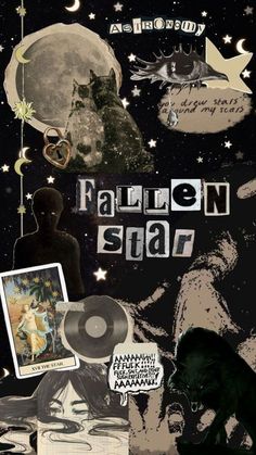 the cover art for fallen star