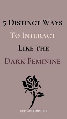 the cover of five distinct ways to interact with each other, including an image of a rose