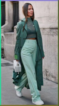 2022 Shein
 • Fall Baddie
 • Lookbooks Outfit Verde, Elegant Summer Outfits, Gaun Fashion, Monochrome Outfit, Berlin Fashion, Monochrome Fashion, Outfit Trends, Bride Clothes, Ootd Hijab