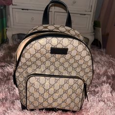 Gucci Bee Backpack. This Backpack Has Gold Bees, And Is In Great Condition. It Has Been Used Less Than 5x. Like Other Gucci Backpacks, It Is Not The Size Of A Standard School Backpack, But Can Hold More Than A Medium Sized Purse. I’m Very Open To Offers! Gucci Standard Everyday Backpack, Gucci Brown Standard Backpack, Brown Gucci Standard Backpack, Luxury Gucci Backpack, Gucci Travel Backpack With Adjustable Strap, Gucci Backpack For Daily Use, Gucci Standard Backpack For Daily Use, Gucci Brown Backpack For Daily Use, Gucci Designer Backpack For Everyday Use