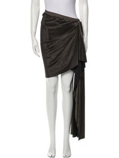 Rick Owens Lilies SkirtBlack & MetallicElasticized WaistFit:Skirts by Rick Owens typically fit true to size. Rick Owens Lilies, Midi Length Skirts, Skirt Design, Outerwear Sweater, Shirt Accessories, Hoodie Dress, Rick Owens, Casual Jeans, Sweater Accessories