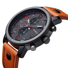 Men Casual Military Sports Watch. #cartierwatches  #watches #sportswatch #militarywatch Mens Watch Brands, Men's Watches Luxury, Mens Watches Leather, Mens Sport Watches, Mens Fashion Watches, Military Watches, Casual Watches, Sunderland, Sports Watch