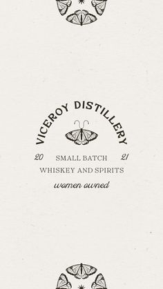 the back side of an advertisement for whiskey