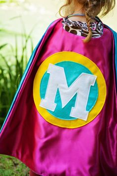 Girl SUPERHERO PARTY . Custom Cape . Preschool Girl Cape . Quick Ship . Superhero Cape with Circle a Superhero Capes For Kids, Supergirl Birthday, Toddler Cape, Superhero Party Favors, Girl Superhero Party, Superhero Decorations, Girls Cape, Superhero Invitations, Superhero Halloween