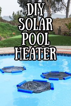 the diy solar pool heater is great for swimming