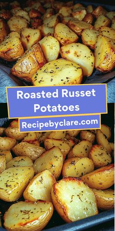 Key Ingredients:

6 medium russet potatoes
3 tbsp olive oil
1 tsp rosemary
1½ tsp fresh parsley, finely chopped
Crispy on the outside, tender on the inside, these potatoes are perfectly seasoned with rosemary and parsley—a versatile side dish for any meal! Roasted Potatoes Russet, Roasted Russet Potatoes, Fried Apple Rings, Potatoes With Herbs, Russet Potato Recipes, Perfect Roast Potatoes, Roasted Potato Wedges, Cinnamon Roll Cheesecake