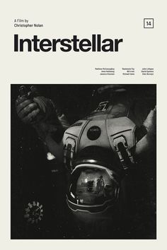 the cover of interstellar magazine, featuring an astronaut's helmet