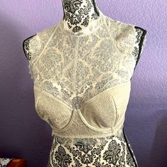 Beautiful Bra That Can Give A Subtle Sparkle And Sexy Appeal Under A Top Or Dress Or Built Perfectly To Stun By Itself! Lightly Lined Semi With A Corset Feel Looks Amazing By Itself Or Under Something, Don’t Miss Out On This One! Fitted Sheer Lace Crop Top, Fitted Delicate Lace Crop Top For Party, Delicate Lace Fitted Crop Top For Party, Feminine Delicate Lace Bra For Party, Elegant Fitted Bra With Lace Top, Party Lace Tops, Bra Friendly, Party Lace Tops With Bra Friendly Design, Sheer Lace Summer Bra, Party Lace Tops That Are Bra Friendly